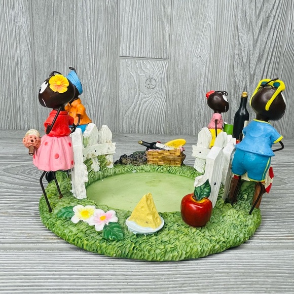 Yankee Candle Picnic Ants Jar Candle Holder spring summer decoration rare - Picture 9 of 13